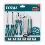 TOTAL 7-Piece Essential Hand Tool Set with Case | THTHP90076